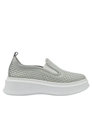 Pantofi casual, dama,  157 2653 gri, piele naturala, Gri
