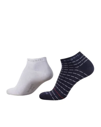 Set 2 sosete barbati,  dungi / scurte, Albastru inchis/Bej