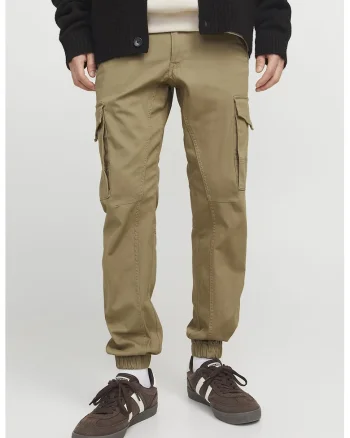 Pantaloni cargo slim fit Paul, Kaki