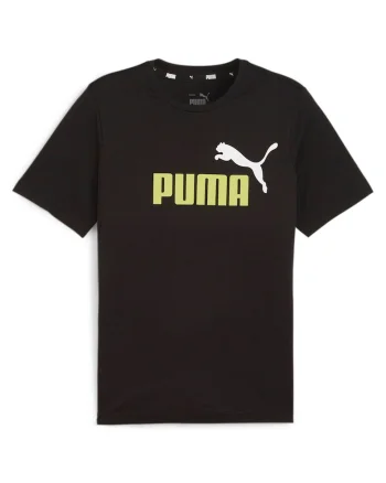Tricou de bumbac cu imprimeu logo Essentials+2, Verde/Negru