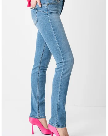 Blugi regular fit din amestec de bumbac, Albastru