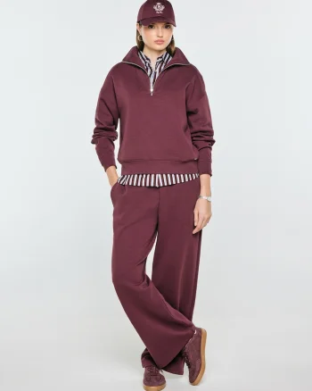 Bluza de trening cu fenta scurta cu fermoar Dariana
