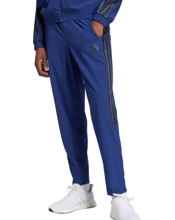 Pantaloni de trening conici cu snur Tiro, Negru/Albastru inchis
