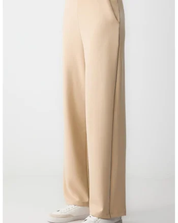 Pantaloni de trening relaxed fit cu buzunare, Bej