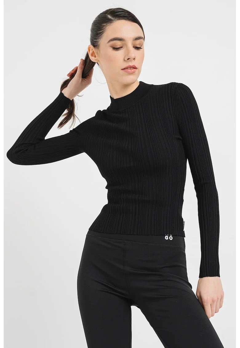 Bluza striata, Negru