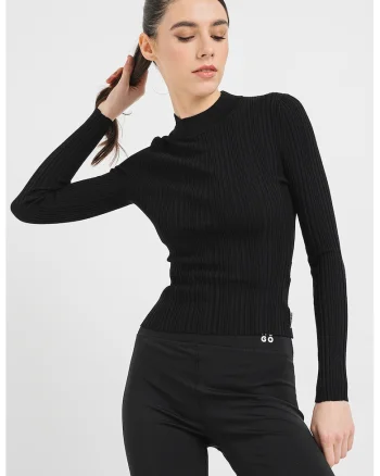 Bluza striata, Negru