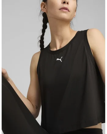 Top crop pentru fitness, Negru