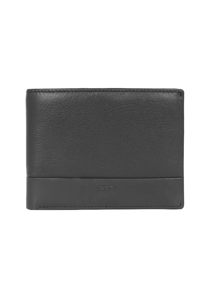 Poirtofel pliabil de piele Manciano Typhon, Negru