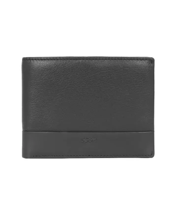 Poirtofel pliabil de piele Manciano Typhon, Negru