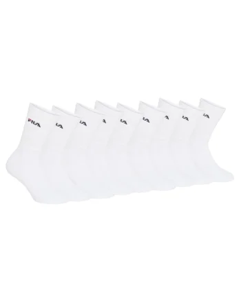 Set de sosete lungi unisex - 9 perechi, Alb