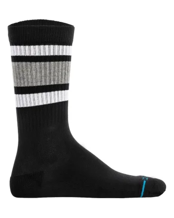 Sosete unisxex in dungi Stance, Negru