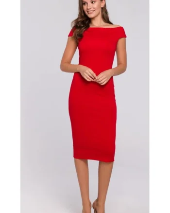 Rochie midi tricotata