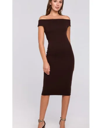 Rochie midi tricotata