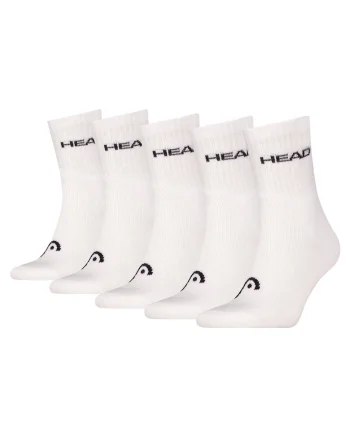 Set de sosete lungi unisex - 5 perechi, Alb
