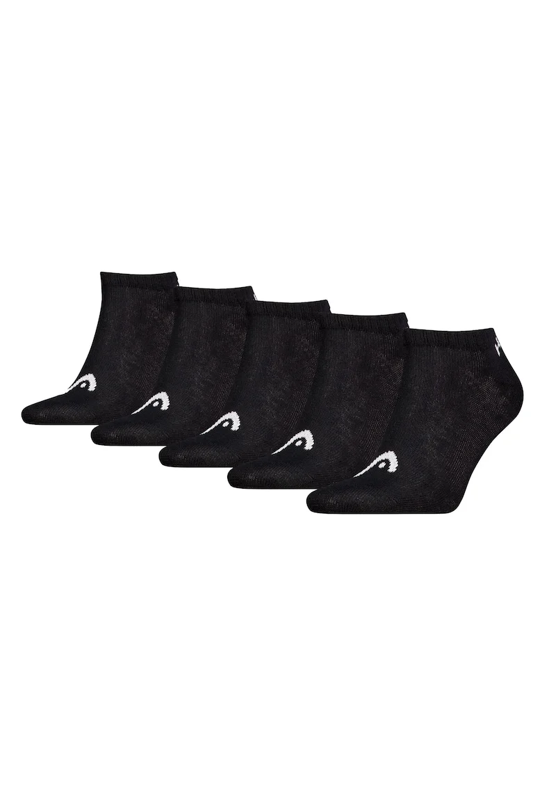 Set de sosete scurte unisex - 5 perechi, Negru