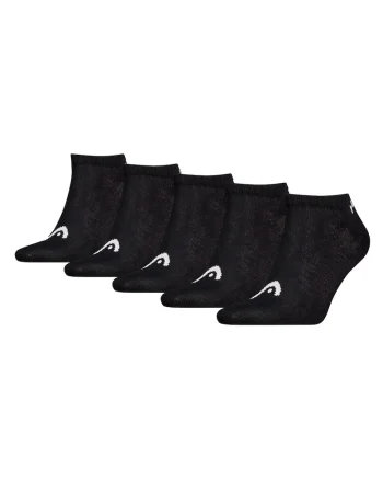 Set de sosete scurte unisex - 5 perechi, Negru