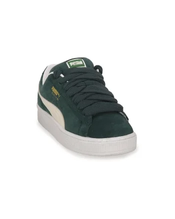 Pantofi sport XL Jasmine din piele intoarsa cu sireturi de rezerva, Verde