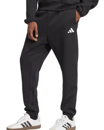 Pantaloni de trening conici cu buzunare laterale, Negru