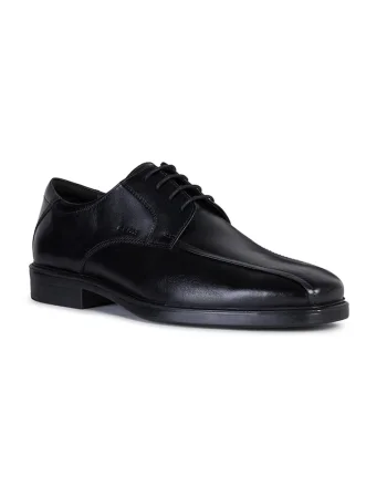 Pantofi derby de piele, Negru