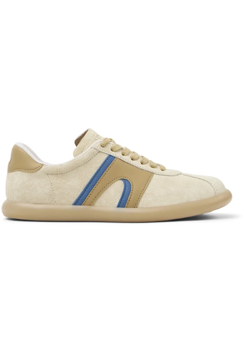 Pantofi sport de piele 27213 Pelotas Soller, Albastru deschis/Crem
