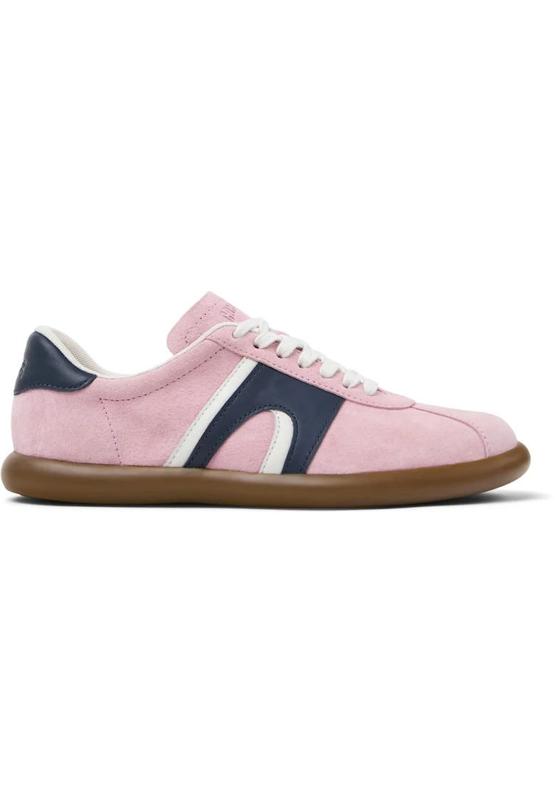 Pantofi sport de piele 27213 Pelotas Soller, Alb/Roz deschis/Bleumarin