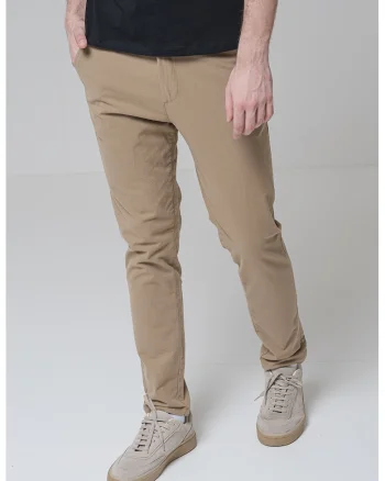Pantaloni chino regular fit, Kaki