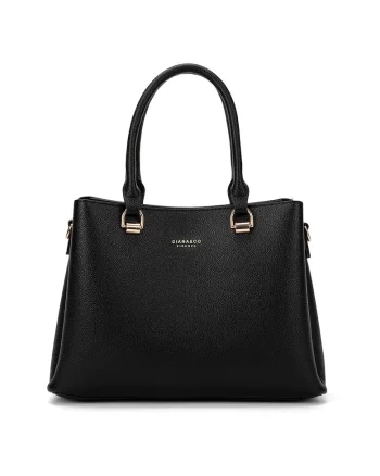 Geanta tote de piele ecologica, Negru