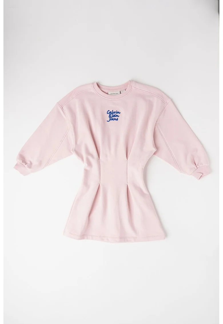 Rochie sport din amestec de bumbac organic, Roz pastel
