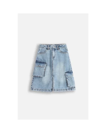 Fusta in A din denim