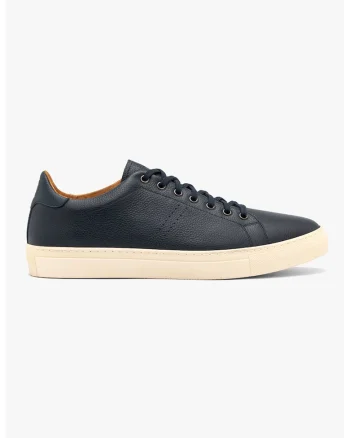 Pantofi sport de piele Daniel, Bleumarin