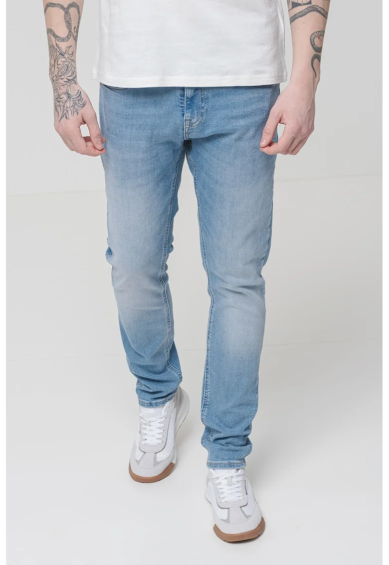 Blugi slim fit, Albastru deschis