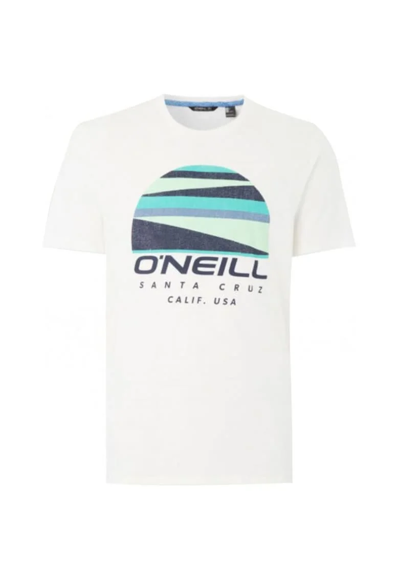 Tricou  LM Sunset Logo Alb, Alb