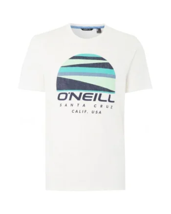 Tricou  LM Sunset Logo Alb, Alb