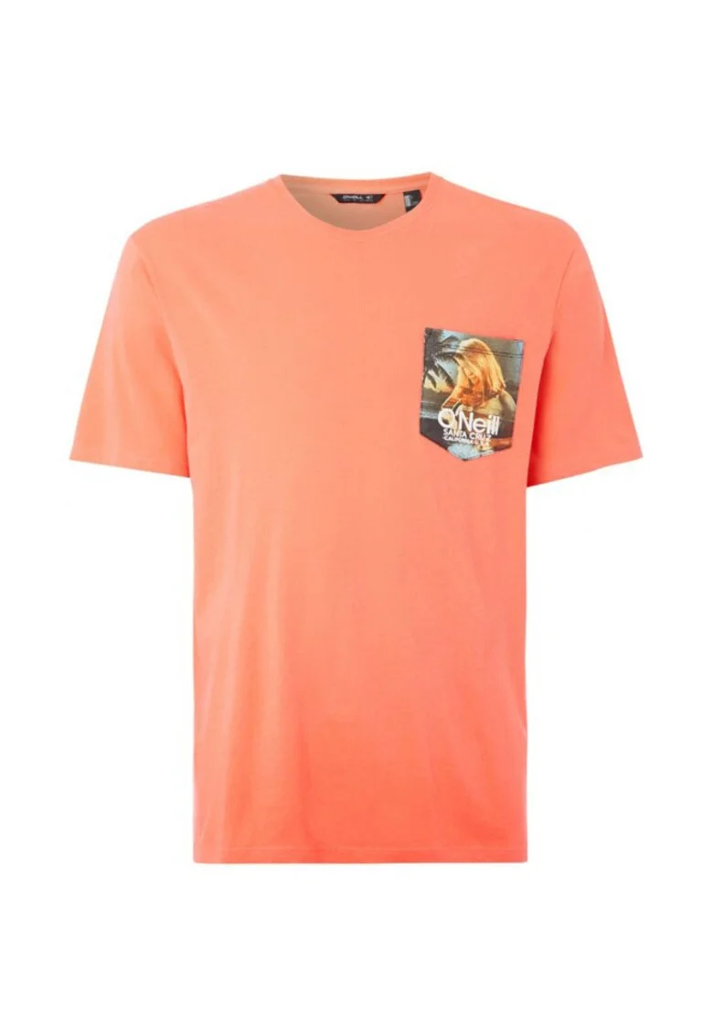 Tricou  LM Print Portocaliu, Portocaliu