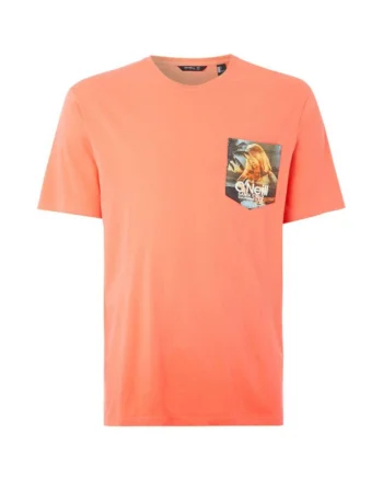 Tricou  LM Print Portocaliu, Portocaliu