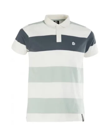 Tricou  Incognito Stripe Poloshirt, Verde deschis