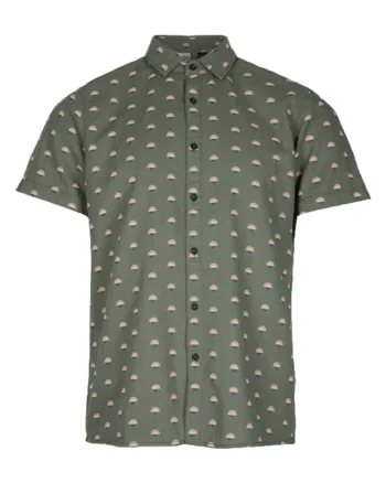 Camasa  AOP Chambray, Verde