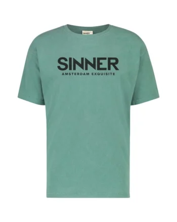 Tricou  Amsterdam, Verde Inchis, Barbati,