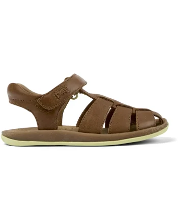 Sandale fisherman de piele Bicho, Caramel