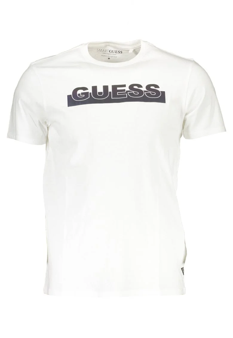 Tricou barbati,  9211863, Logo, Alb, Alb