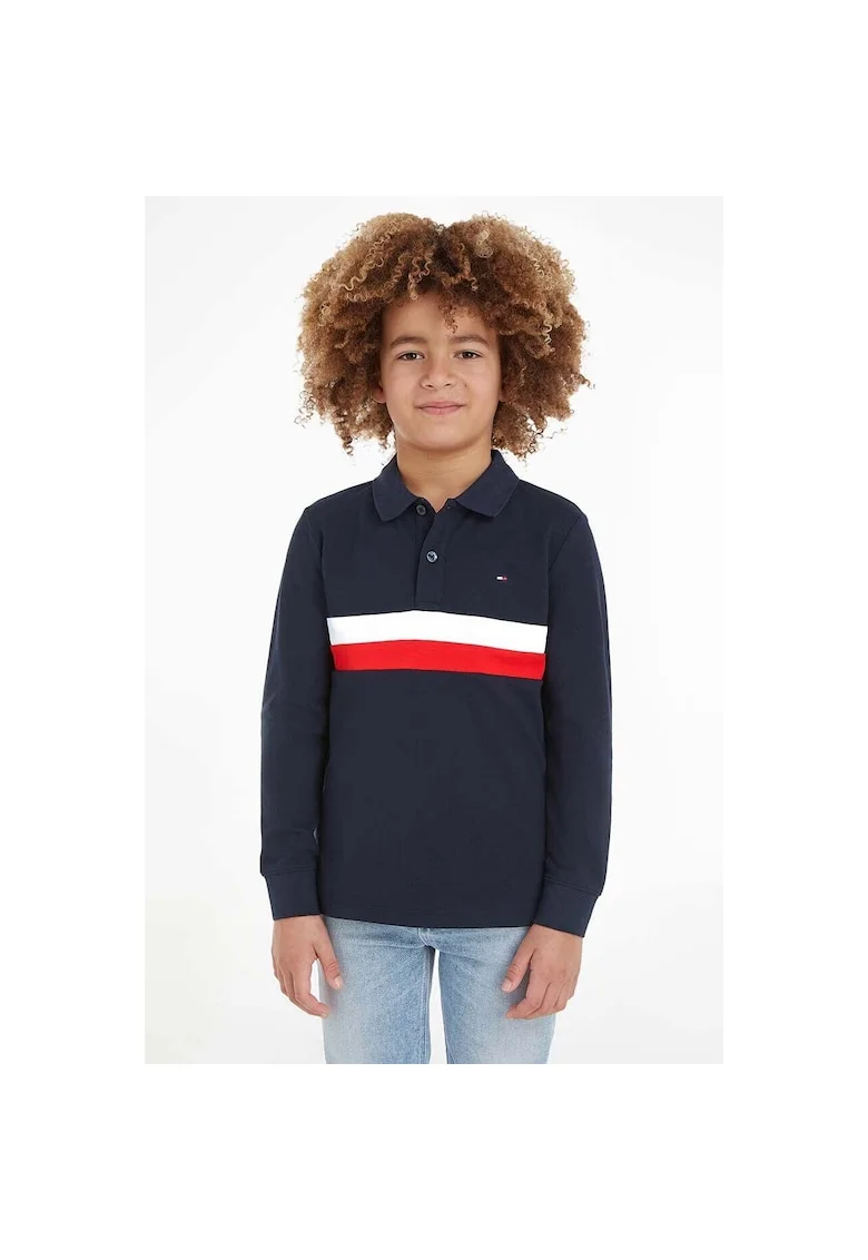 Bluza polo baieti  KB0KB08656, Bleumarin