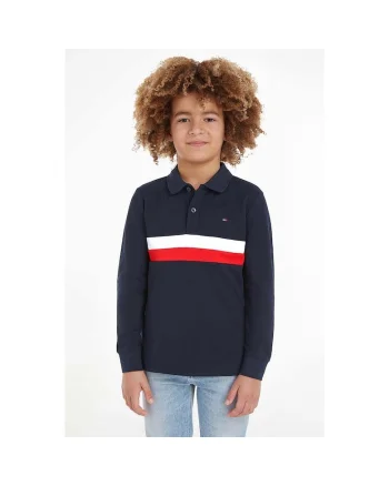 Bluza polo baieti  KB0KB08656, Bleumarin