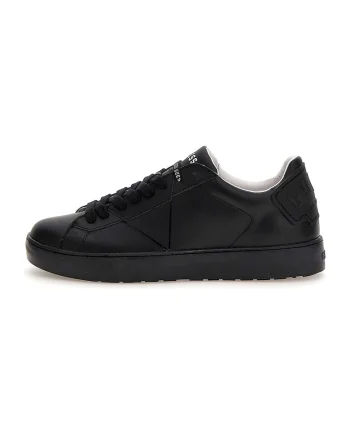 Pantofi sport cu logo in relief, Negru