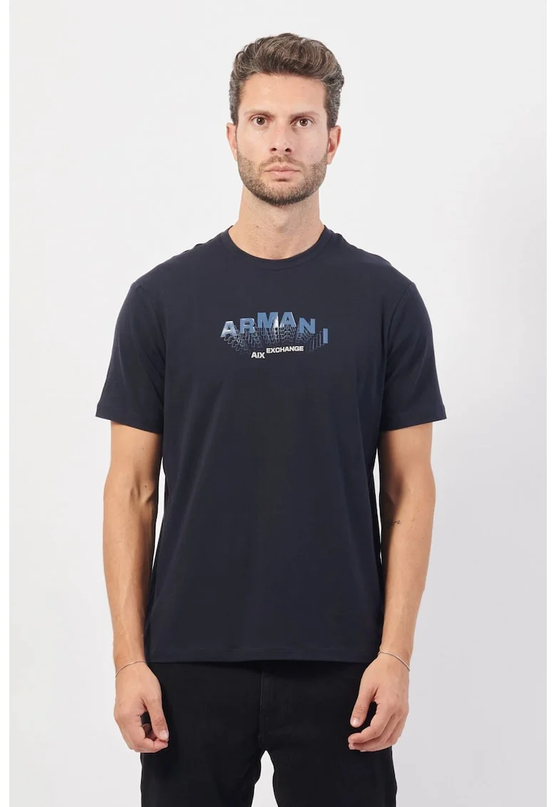 Tricou barbati  6DZTHV, Bleumarin