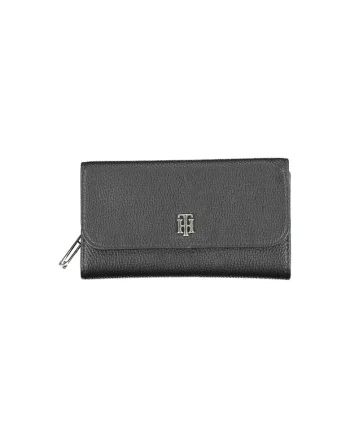 Portofel Mare de Dama  Th Element Large Flap Wallet AW0AW13663, Negru