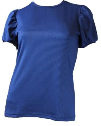 Tricou cu maneci scurte pentru dama, Albastru