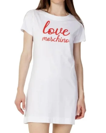Rochie-tricou dama  W592927, Alb