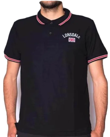 Tricou polo barbati model LOUPE21500, Negru