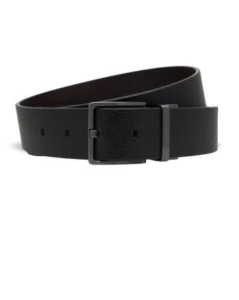 Curea din piele reversibila  K50K510072, Maro inchis/Negru