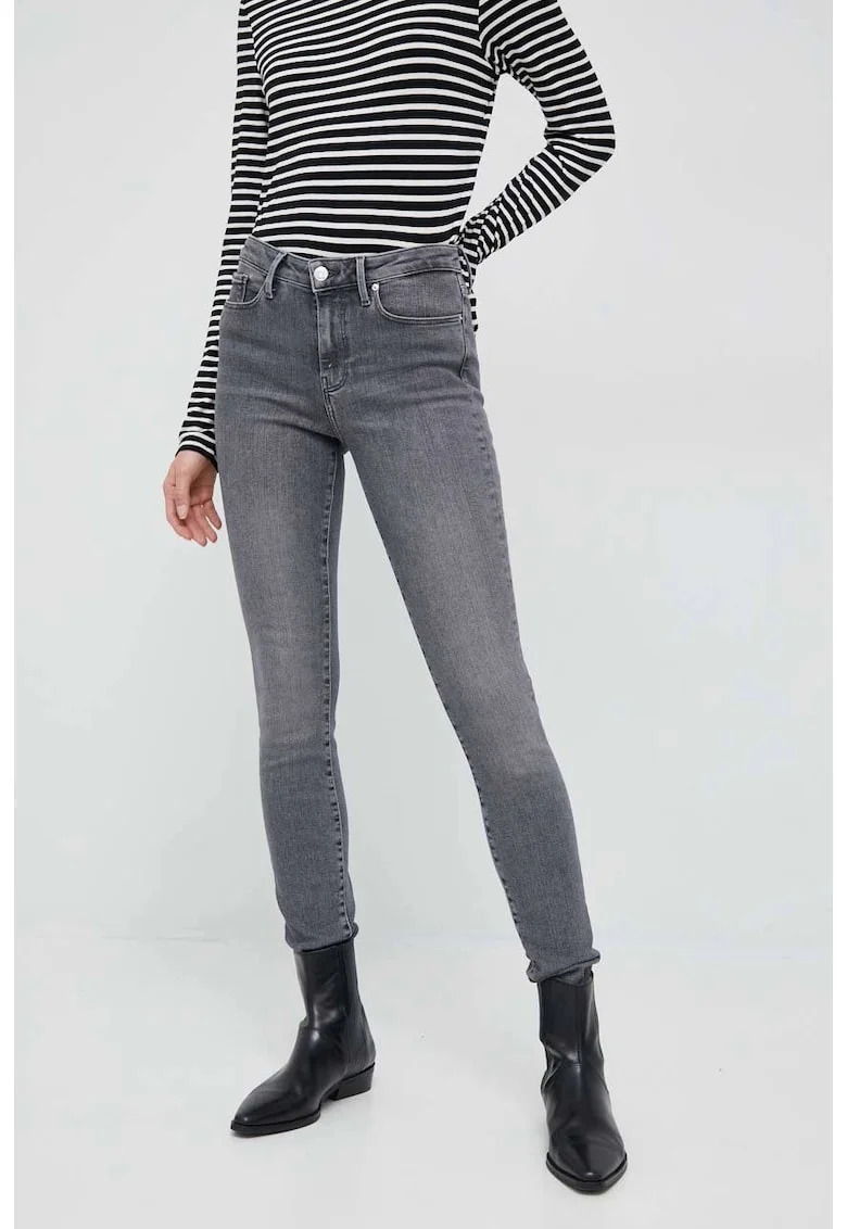 Blugi dama skinny Como  WW0WW36355, Gri